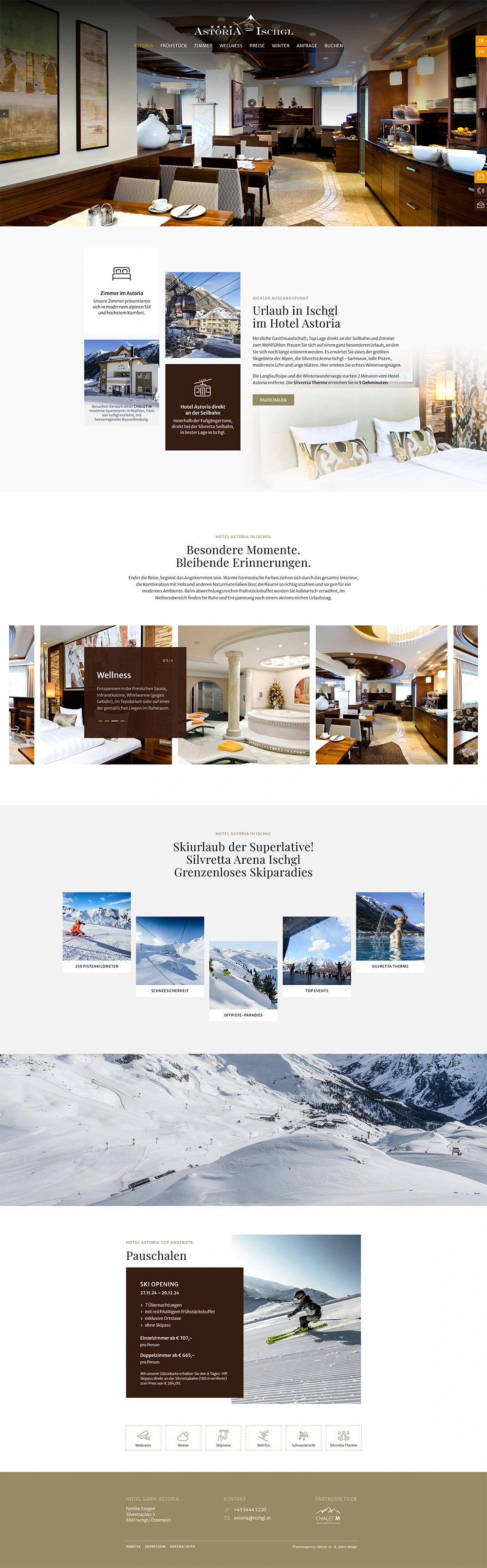 Website-Vorschau Hotel Astoria