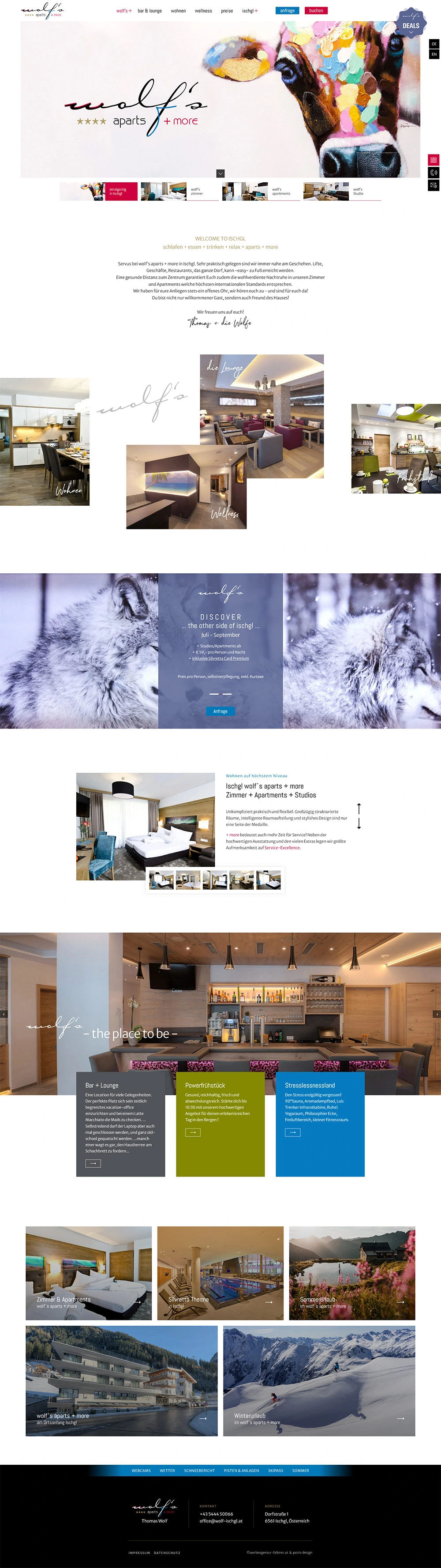 Website-Vorschau wolf´s apart + more